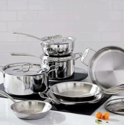 G5® Graphite Core Stainless Steel 5-Ply Bonded Cookware, 10 Piece Set><noscript><img width=