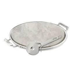 Gourmet Accessories, 13-Inch Pizza Baker Stone With Serving Tray & Pizza Cutter>All-Clad Hot