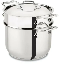 Gourmet Accessories, Pasta Pot With Perforated Insert And Lid, 6 Quart><noscript><img width=