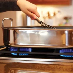 Gourmet Accessories, Small Stainless Steel Roaster With Rack, 11 X 14 Inch><noscript><img width=