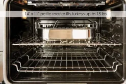 Gourmet Accessories, Small Stainless Steel Roaster With Rack, 11 X 14 Inch><noscript><img width=