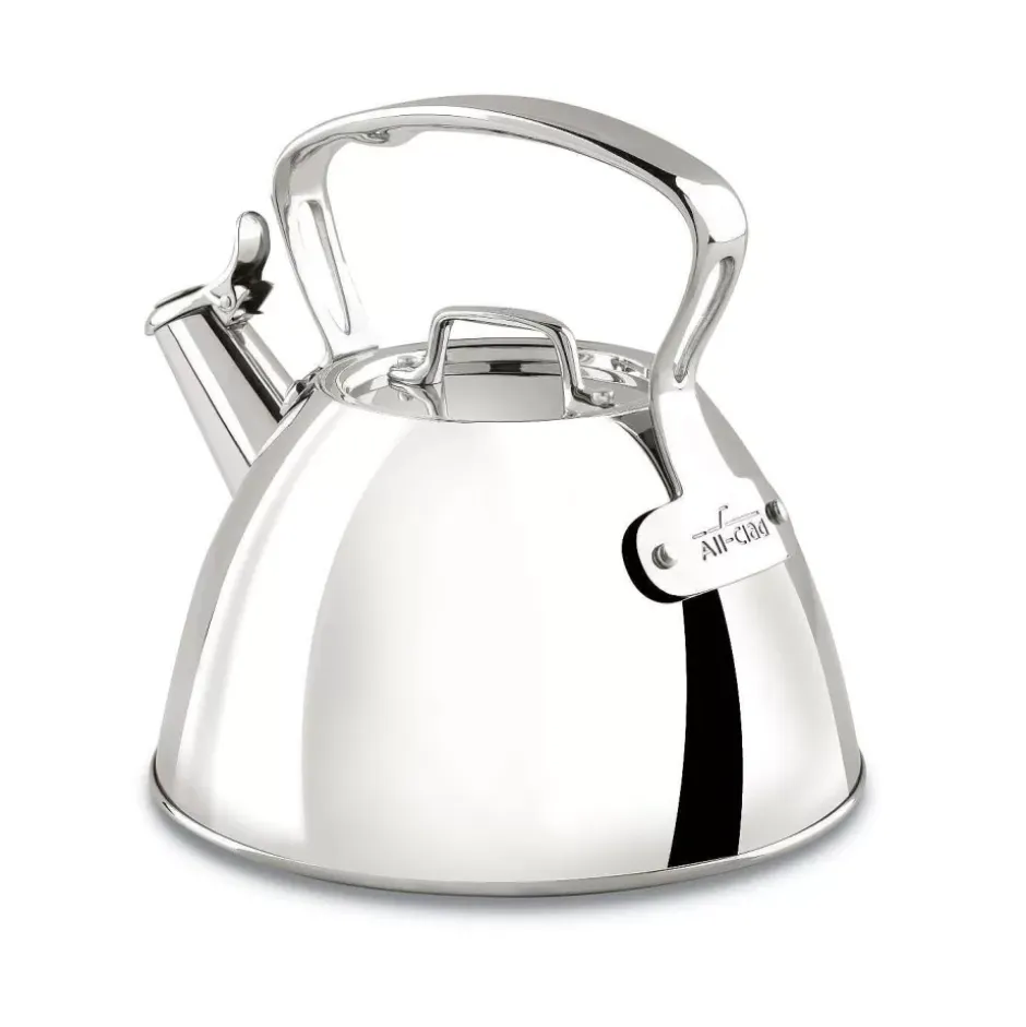 Gourmet Accessories, Stainless Steel Stovetop Tea Kettle, 2 Quart>All-Clad New