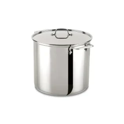 Gourmet Accessories, Stainless Steel Stockpot With Lid, 16 Quart>All-Clad Fashion