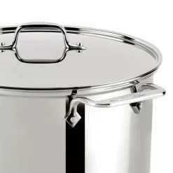 Gourmet Accessories, Stainless Steel Stockpot With Lid, 16 Quart>All-Clad Fashion