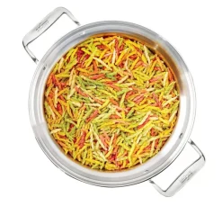 Gourmet Accessories, Stainless Steel Multi-Pot With Lid, Perforated Insert And Steaming Insert, 8 Quart><noscript><img width=
