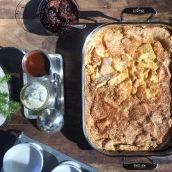 Gourmet Accessories, Stainless Steel Lasagna Pan With Lid, 12 X 15 X 2.75 Inch><noscript><img width=