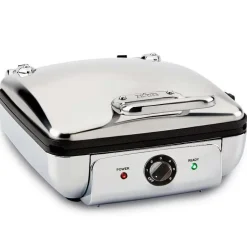 Gourmet Stainless Steel Belgian Waffle Maker With Removable Plates, 4 Slice>All-Clad Online