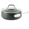 Ha1 Hard Anodized Nonstick Cookware, Sauce Pan With Lid, 2.5 Quart>All-Clad New