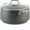 Ha1 Hard Anodized Nonstick Cookware, Stockpot With Lid, 8 Quart>All-Clad New