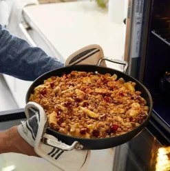 Ha1 Hard Anodized Nonstick Cookware, Dutch Oven With Acacia Wood Trivet & Spoon And Glass Lid, 6 Quart><noscript><img width=
