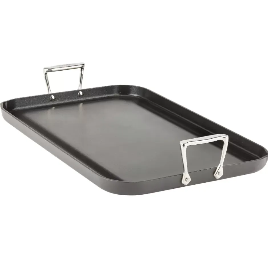 Ha1 Hard Anodized Nonstick Cookware, Double-Burner Griddle, 13 X 20 Inch>All-Clad Best