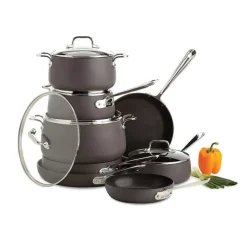 Ha1 Hard Anodized Nonstick Cookware, 13 Piece Set><noscript><img width=