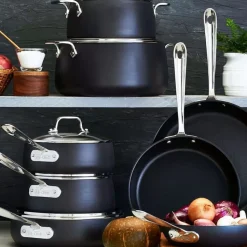 Ha1 Hard Anodized Nonstick Cookware, 3 Piece Fry Pan Set, 8, 10 & 12 Inch><noscript><img width=