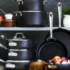 Ha1 Hard Anodized Nonstick Cookware, Fry Pan With Lid, 12 Inch>All-Clad Fashion