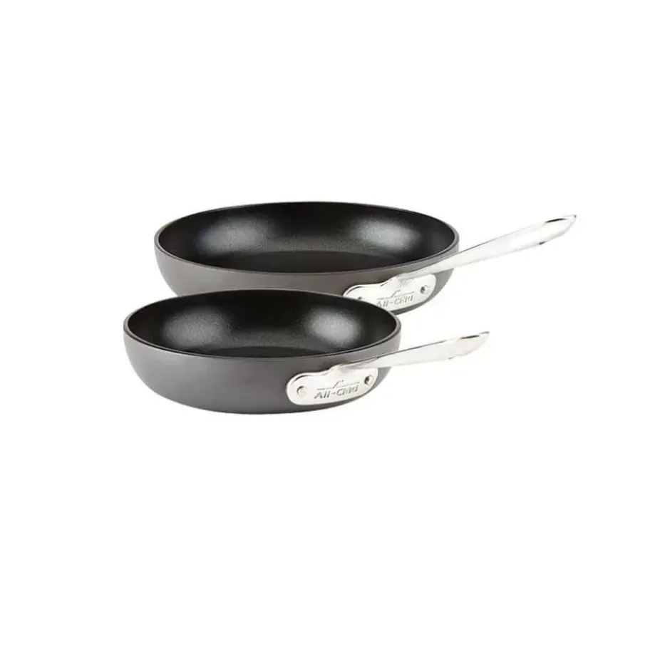 Ha1 Hard Anodized Nonstick Cookware, 2 Piece Fry Pan Set, 8 & 10 Inch>All-Clad Discount