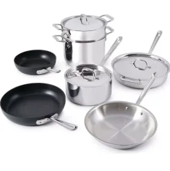 Mixed Material Cookware Set, 10 Piece><noscript><img width=