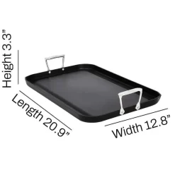 Ns Pro Nonstick Cookware, Double Burner Griddle, 13 X 20 Inch>All-Clad Discount