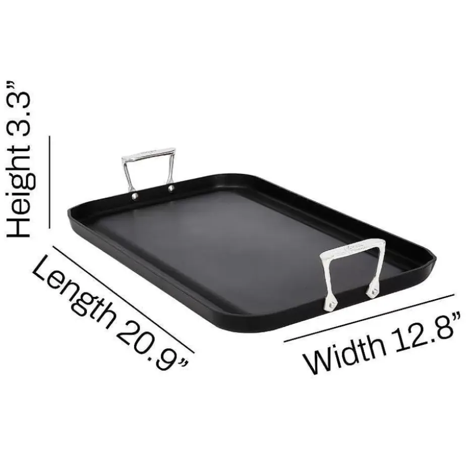 Ns Pro Nonstick Cookware, Double Burner Griddle, 13 X 20 Inch>All-Clad Discount