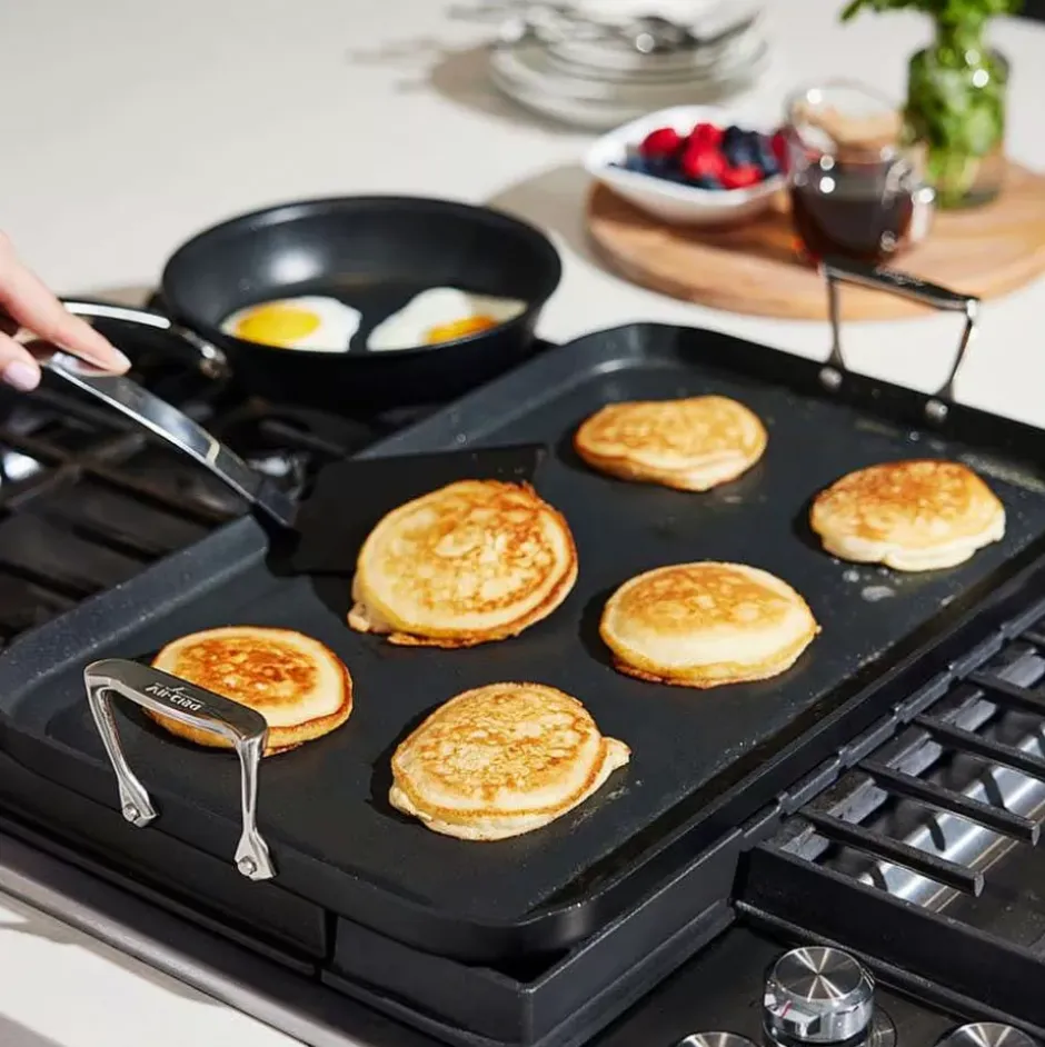 Ns Pro Nonstick Cookware, Double Burner Griddle, 13 X 20 Inch>All-Clad Discount