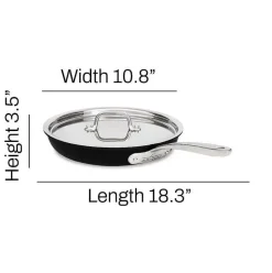 Ns Pro Nonstick Cookware, Fry Pan, 10 Inch With Lid><noscript><img width=