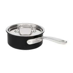 Ns Pro Nonstick Cookware, Sauce Pan With Lid, 2 Quart><noscript><img width=