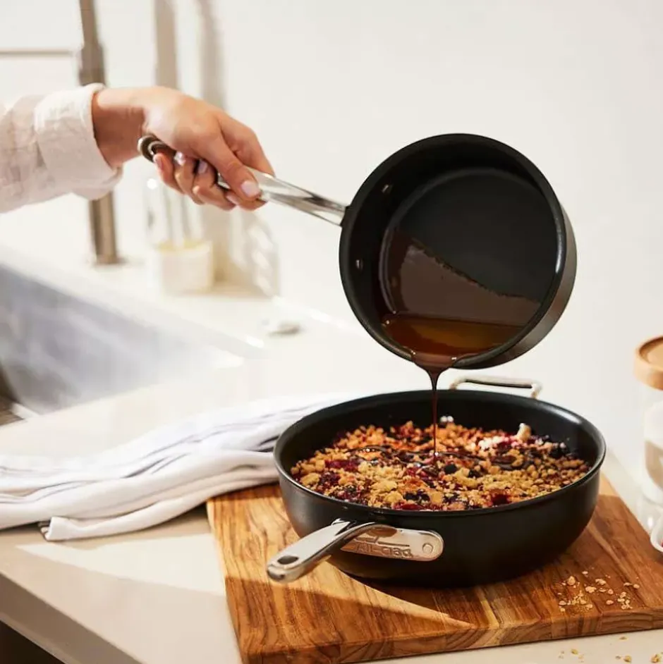 Ns Pro Nonstick Cookware, Sauce Pan With Lid, 2 Quart>All-Clad Outlet