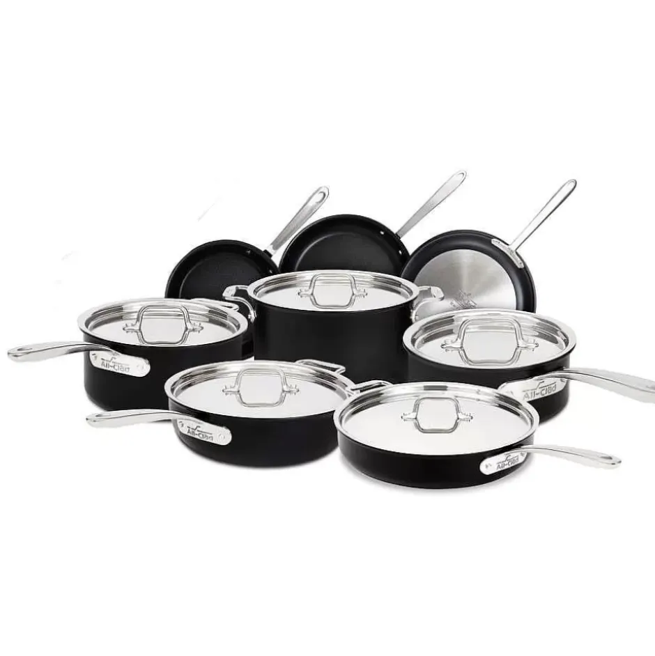 Ns Pro Nonstick Cookware Set, 13 Piece Set>All-Clad New