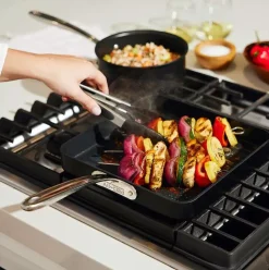 Ns Pro Nonstick Cookware, Square Grill, 11 Inch><noscript><img width=