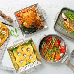 Outdoor 3 Piece Stainless Steel Set><noscript><img width=