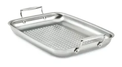 Outdoor Stainless Steel Roaster, 11 X 15 Inch><noscript><img width=