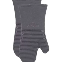 Oven Mitt Set, Pewter, 2 Pieces><noscript><img width=