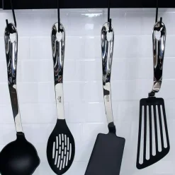 Precision Stainless Steel Tools, Nonstick Slotted Flex Turner><noscript><img width=