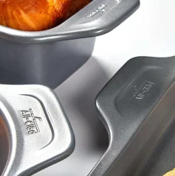 Pro-Release Nonstick Bakeware, Half Sheet Pan With Cooling Rack, 2 Piece Set><noscript><img width=