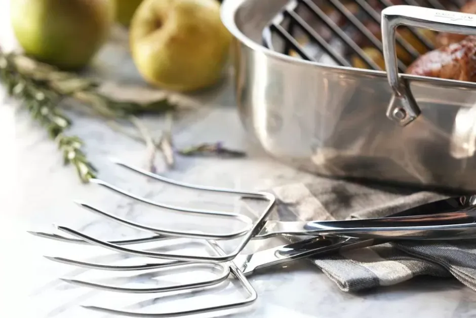 Stainless Steel Locking Tongs, 12 Inch>All-Clad New