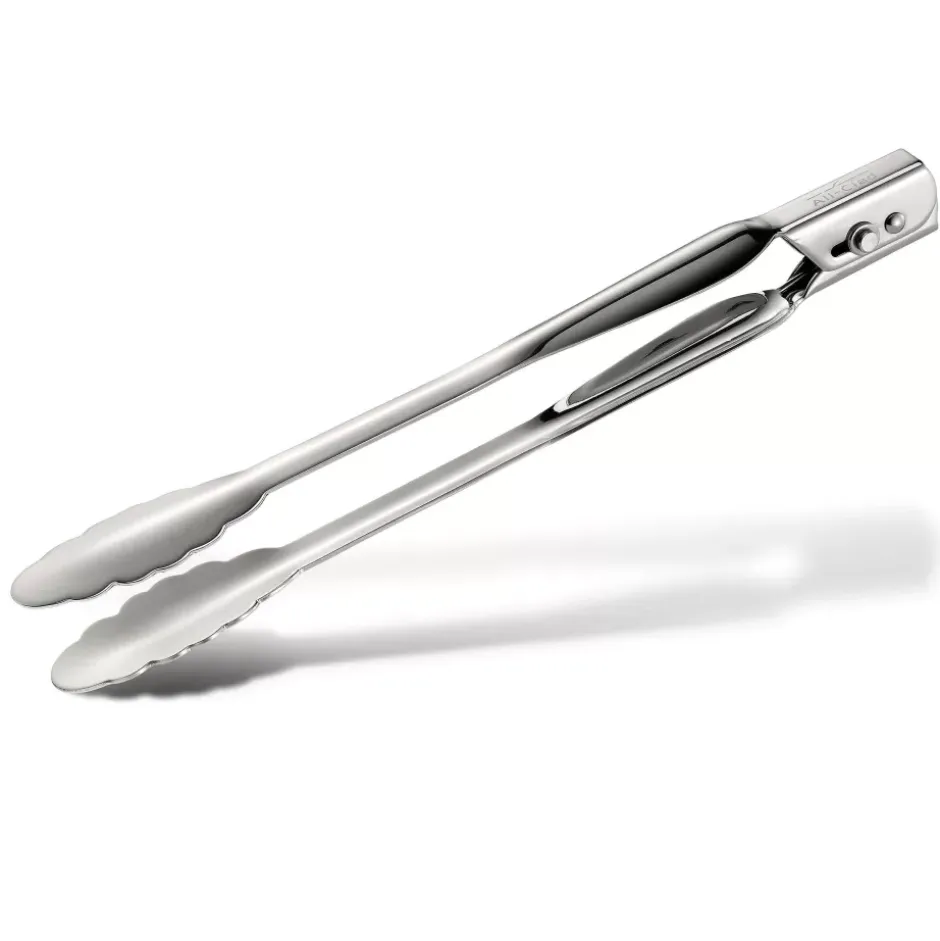 Stainless Steel Locking Tongs, 12 Inch>All-Clad New