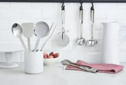 Stainless Steel Slotted Spoon><noscript><img width=